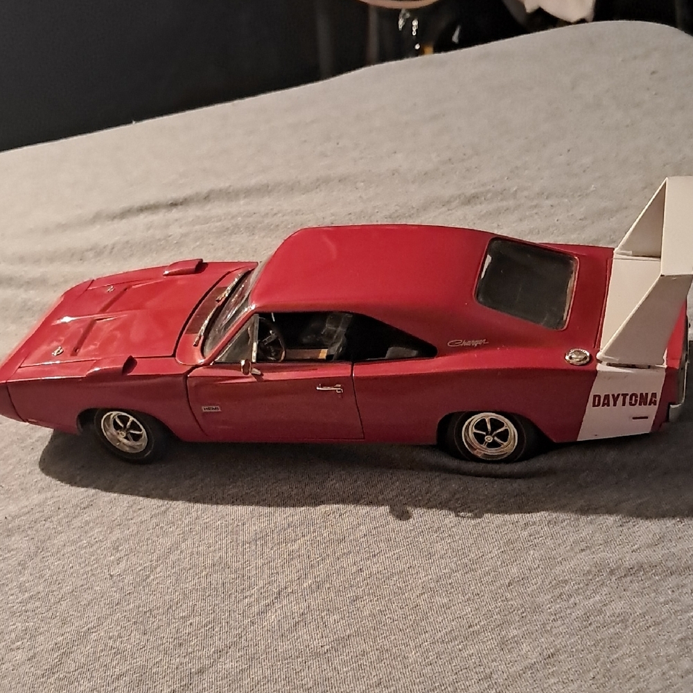 ERTL Red 1969 Dodge Charger Daytona Model Car